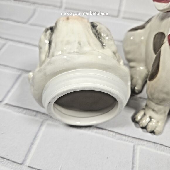 Blue Sky Bulldog Cookie Jar STARS AND STRIPES FOREVER Ceramic or a Dog treat jar - Picture 9 of 10